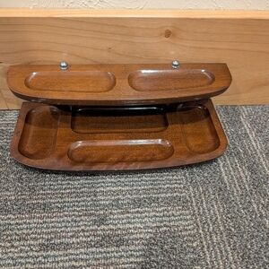 Vintage Wooden Dresser Or Desk Top Organizer